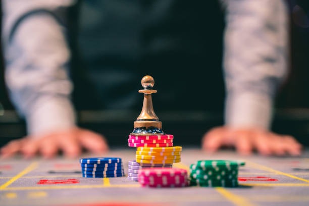 Live casino dealer at table with multiple camera angles Live casino dealer at table with multiple camera angles